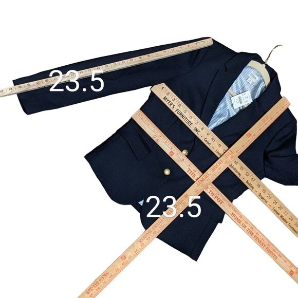 NEW J.Crew Factory Original schoolboy blazer Navy AZ565 women's size 4 - Picture 4 of 9